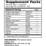 Enzymedica Digest Basic Digestive Enzymes - 180 Cápsulas - Haz Tu Pedido