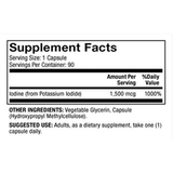 Iodine 1500 mg - 90 Cápsulas - Haz Tu Pedido