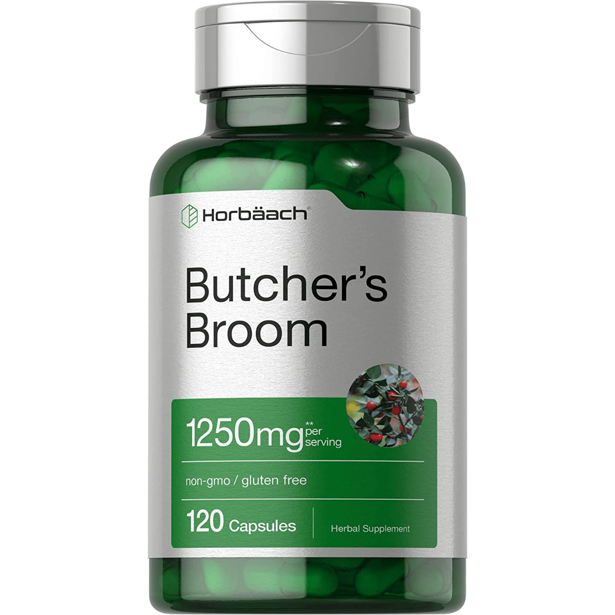 Horbaach Butchers Broom - 120 Cápsulas - Haz Tu Pedido
