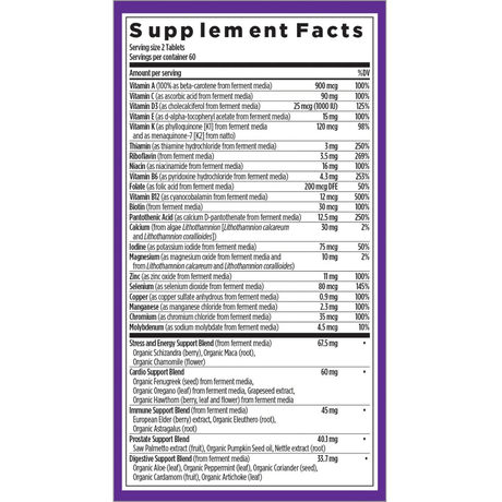 New Chapter Men's Advanced Multivitamin - 120 Tabletas Vegetarianas - Haz Tu Pedido