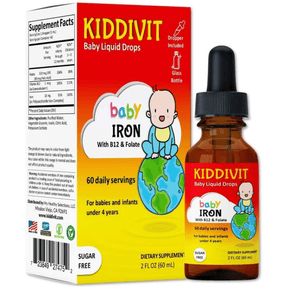 Kiddivit Baby Iron Liquid Drops - 60 ml - Haz Tu Pedido
