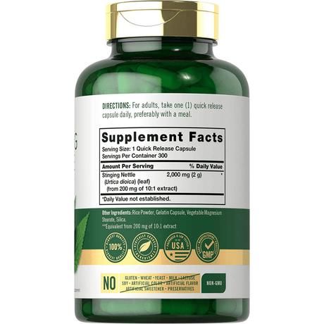Carlyle Stinging Nettle Extract - 300 Cápsulas - Haz Tu Pedido