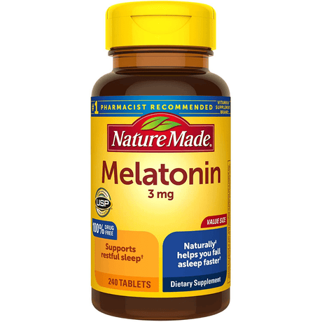 Nature Made Melatonin 3 mg - 240 Tabletas - Haz Tu Pedido
