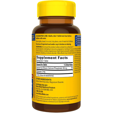 Nature Made Melatonin 3 mg - 240 Tabletas - Haz Tu Pedido