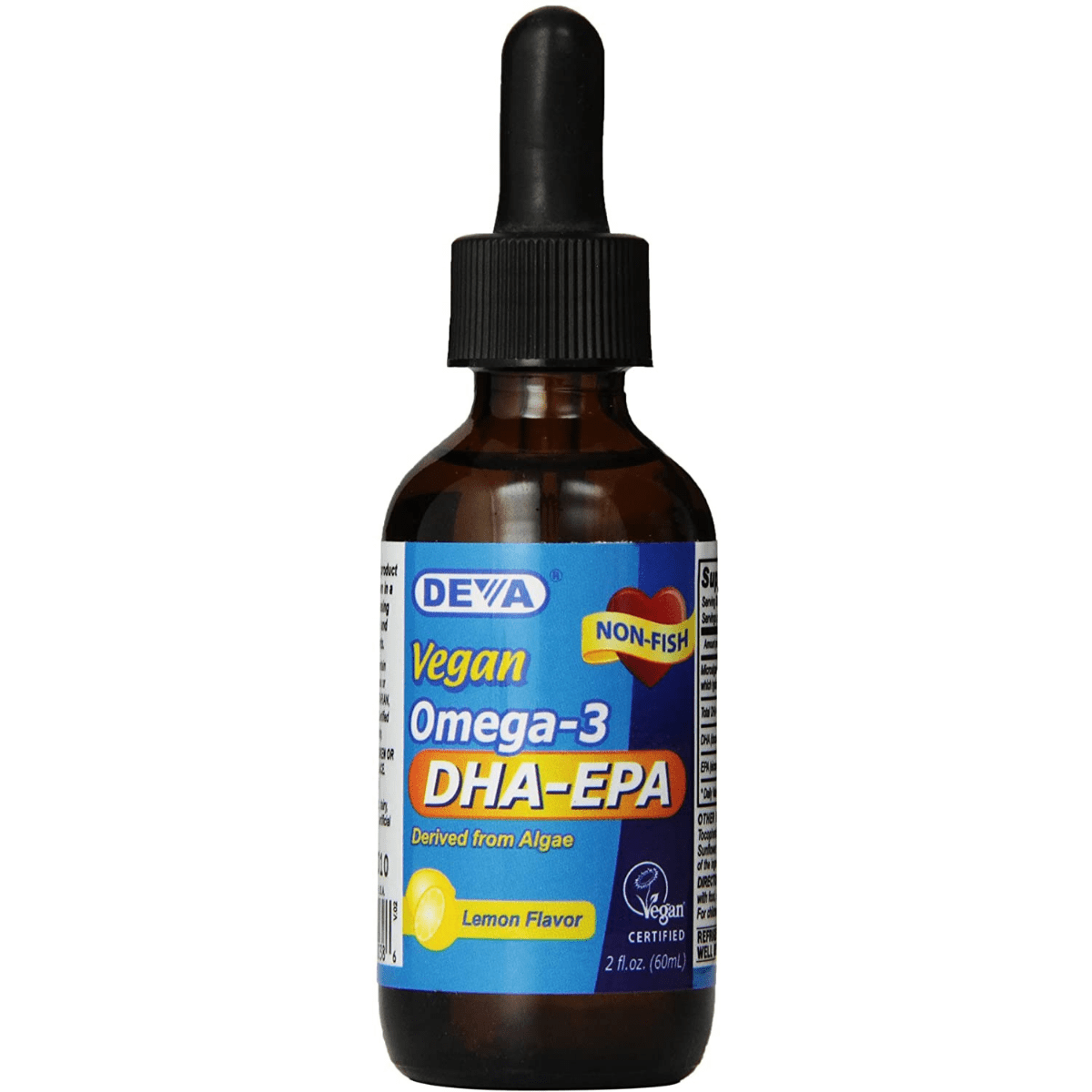 Deva Nutrition Vegan Omega-3 DHA - EPA - Limón - 60 ml - Haz Tu Pedido