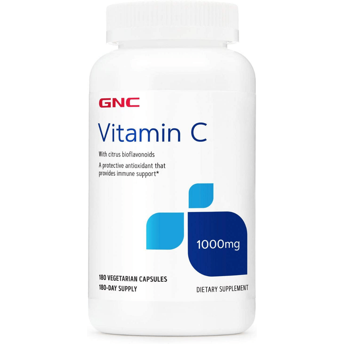 GNC Vitamin C 1000mg - 180 Cápsulas Vegetarianas - Haz Tu Pedido