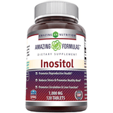 Amazing Nutrition Inositol 1000mg - 120 Tabletas - Haz Tu Pedido