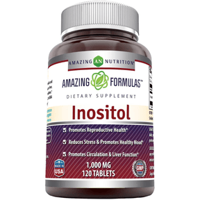 Amazing Nutrition Inositol 1000mg - 120 Tabletas - Haz Tu Pedido