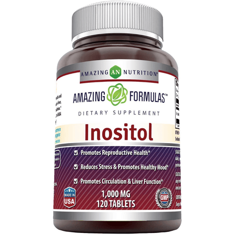 Amazing Nutrition Inositol 1000mg - 120 Tabletas - Haz Tu Pedido