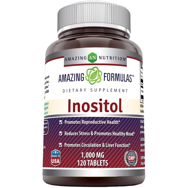 Amazing Nutrition Inositol 1000mg - 120 Tabletas - Haz Tu Pedido