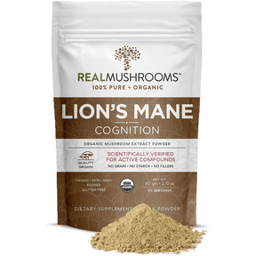 Real Mushrooms Lions Mane Powder - 60 g - Haz Tu Pedido