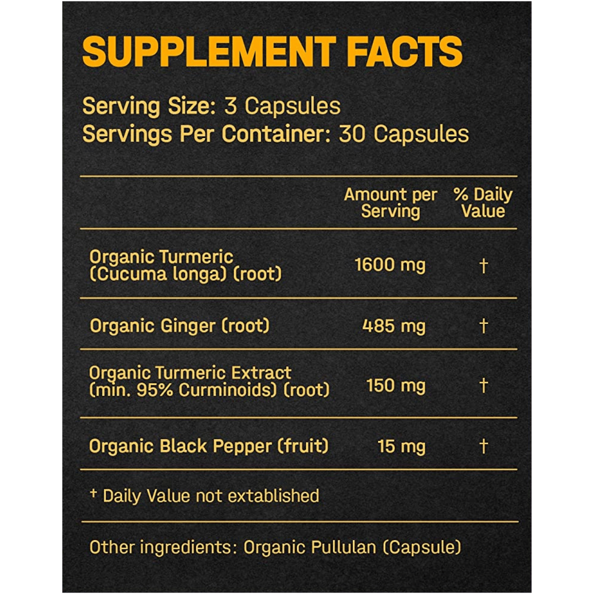 Orbit Vitals Turmeric Curcumin with Ginger - 90 Cápsulas Veganas - Haz Tu Pedido