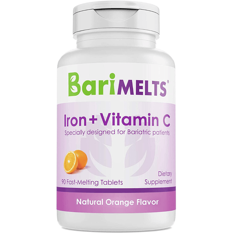 BariMelts Iron with Vitamin C - Naranja - 90 Tabletas - Haz Tu Pedido