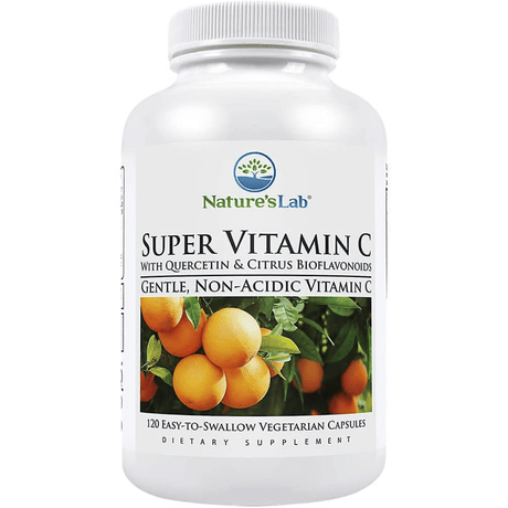 Natures Lab  Super Vitamin C - 120 Cápsulas Vegetarianas - Haz Tu Pedido