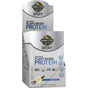 Garden of Life Plant Based Protein - Vainilla - 12 Sobres - Haz Tu Pedido