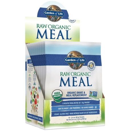 Garden of Life Meal Replacement - Vainilla - 10 Paquetes - Haz Tu Pedido