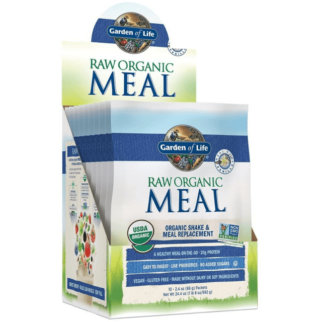 Garden of Life Meal Replacement - Vainilla - 10 Paquetes - Haz Tu Pedido
