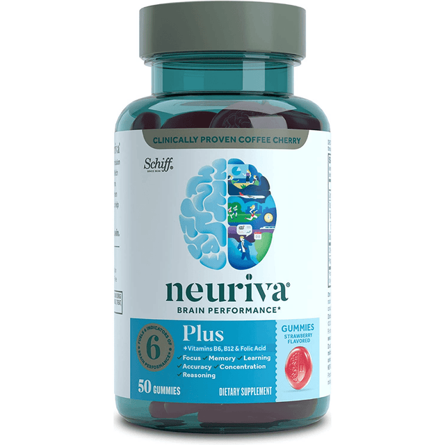 Schiff Nootropic - Fresa - 50 Gomitas - Haz Tu Pedido