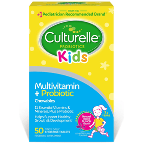 Culturelle  Multivitamin + Probiotic - 50 Tabletas Masticable - Haz Tu Pedido