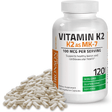 Bronson Vitamin K2 as MK-7 - 120 Cápsulas Vegetarianas - Haz Tu Pedido