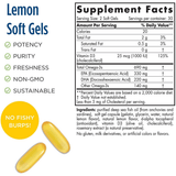 Nordic Naturals  Omega-3D - Limón - 60 Cápsulas Blandas - Haz Tu Pedido
