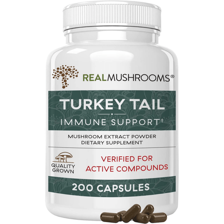 Real Mushrooms Turkey Tail 1000 mg - Haz Tu Pedido