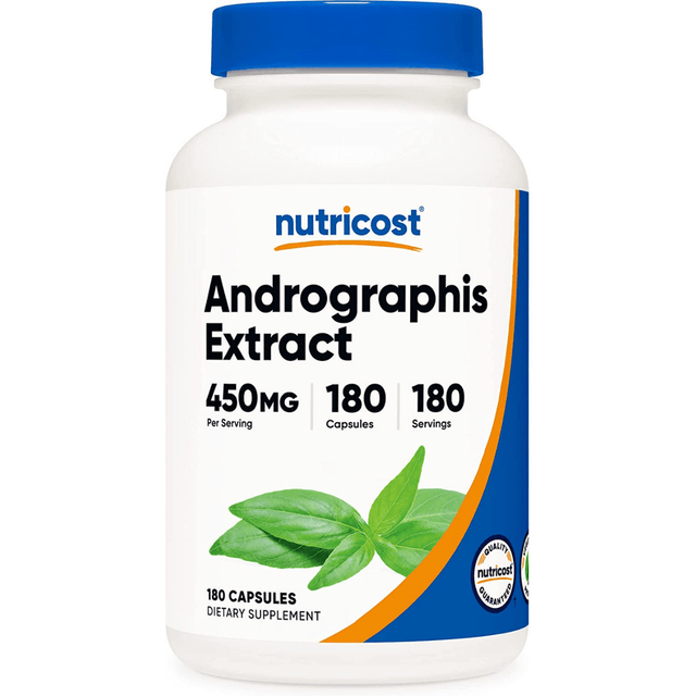 Nutricost Andrographis Extract 450mg - 180 Cápsulas - Haz Tu Pedido