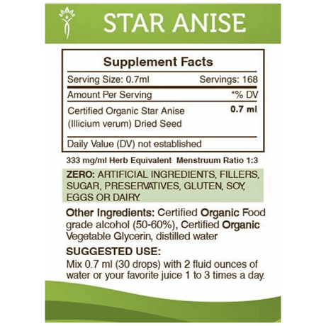 SecretsOfTtheTribe Star Anise Liquid Extract - 120 ml - Haz Tu Pedido
