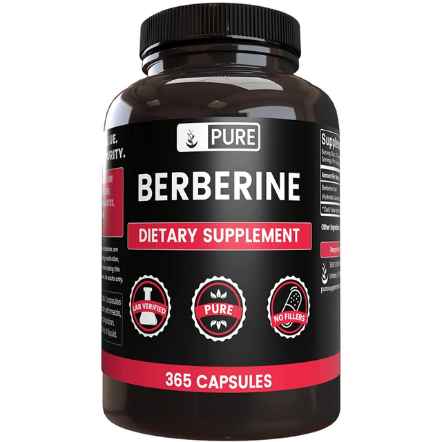 Pure Organic Ingredients Berberina - 365 Cápsulas - Haz Tu Pedido