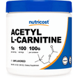 Nutricost Acetil L-Carnitina - 100 g - Haz Tu Pedido