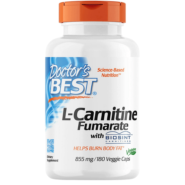 Doctor’s Best Fumarato L-Carnitina - 180 Cápsulas Vegetales - Haz Tu Pedido