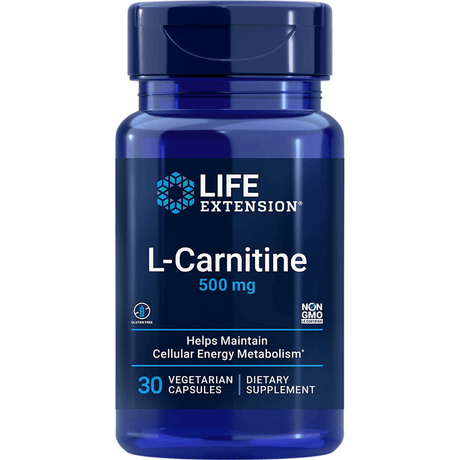 Life Extension L-Carnitina - 30 Cápsulas Vegetarianas - Haz Tu Pedido