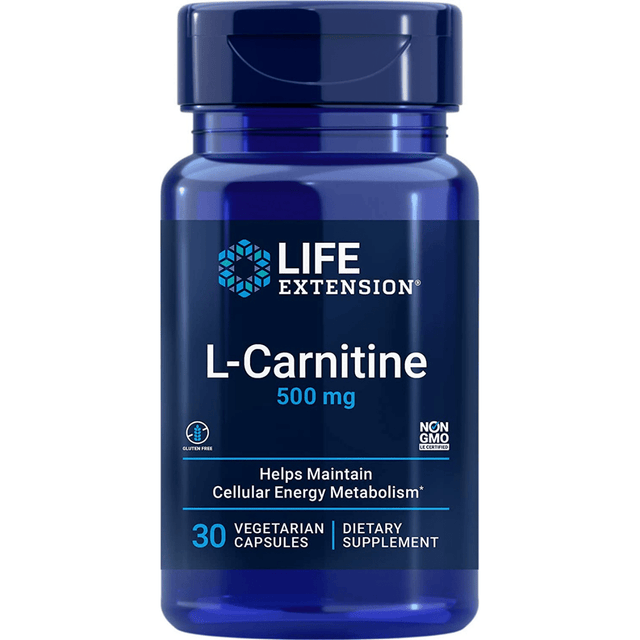 Life Extension L-Carnitina - 30 Cápsulas Vegetarianas - Haz Tu Pedido