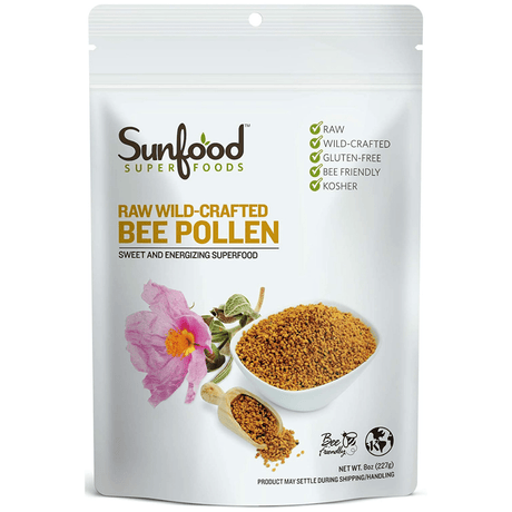 Sunfood Superfoods Polen De Abeja Crudo Silvestre - 227 g - Haz Tu Pedido