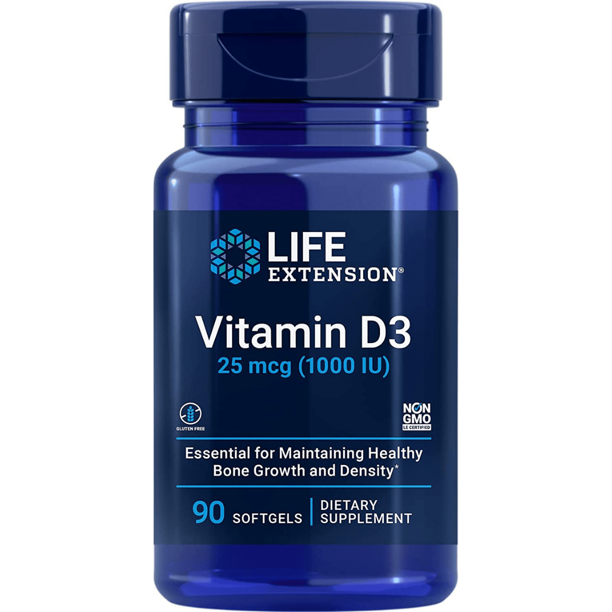 Life Extension Vitamina D3  - 1000 IU - 90 Cápsulas Blandas - Haz Tu Pedido