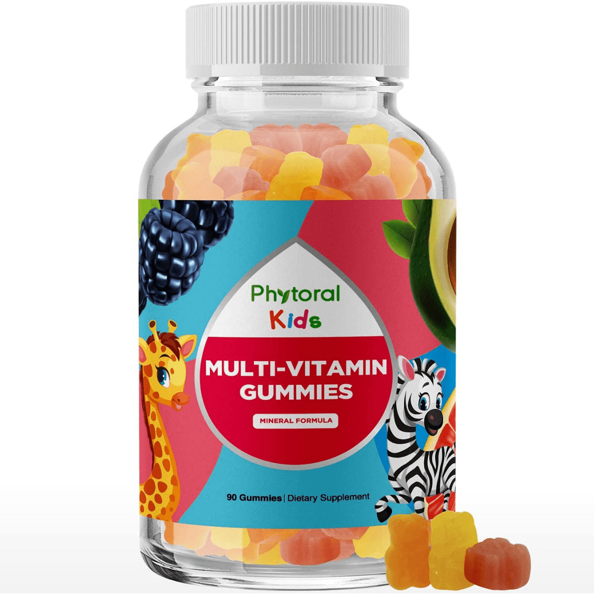 Phytoral Multivitaminas Para Niños - 90 Gomitas - Haz Tu Pedido