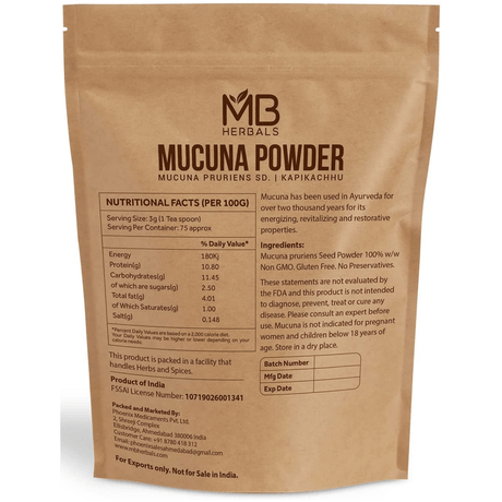 Mb Herbals Mucuna Pruriens - 227 g - Haz Tu Pedido