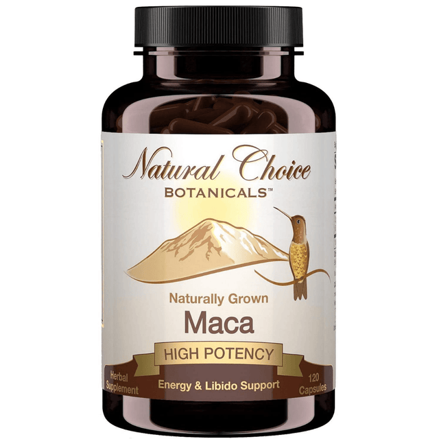 Natural Choice Botanicals Maca 750 Mg - 120 Cápsulas - Haz Tu Pedido