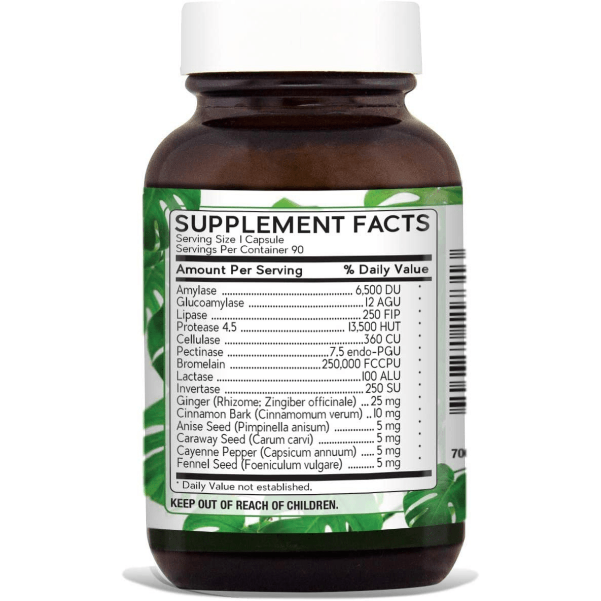 Natural Nutra Complejo Enzimas Digestivas A Base De Plantas - 90 Cápsulas Veganas - Haz Tu Pedido