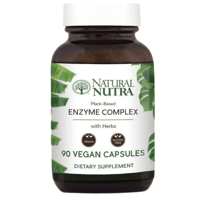Natural Nutra Complejo Enzimas Digestivas A Base De Plantas - 90 Cápsulas Veganas - Haz Tu Pedido