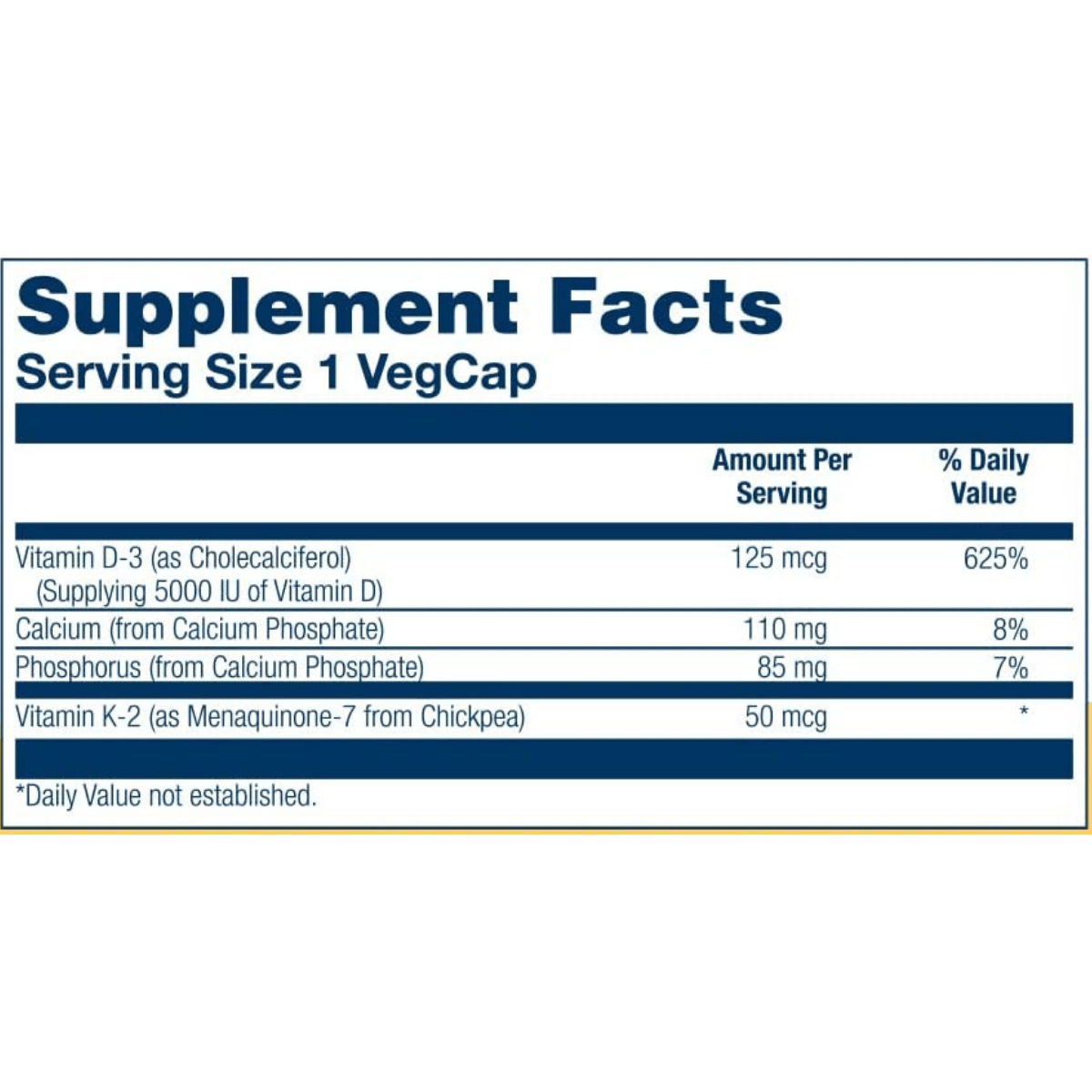 Solaray Vitamina D3 Y K2 - Haz Tu Pedido
