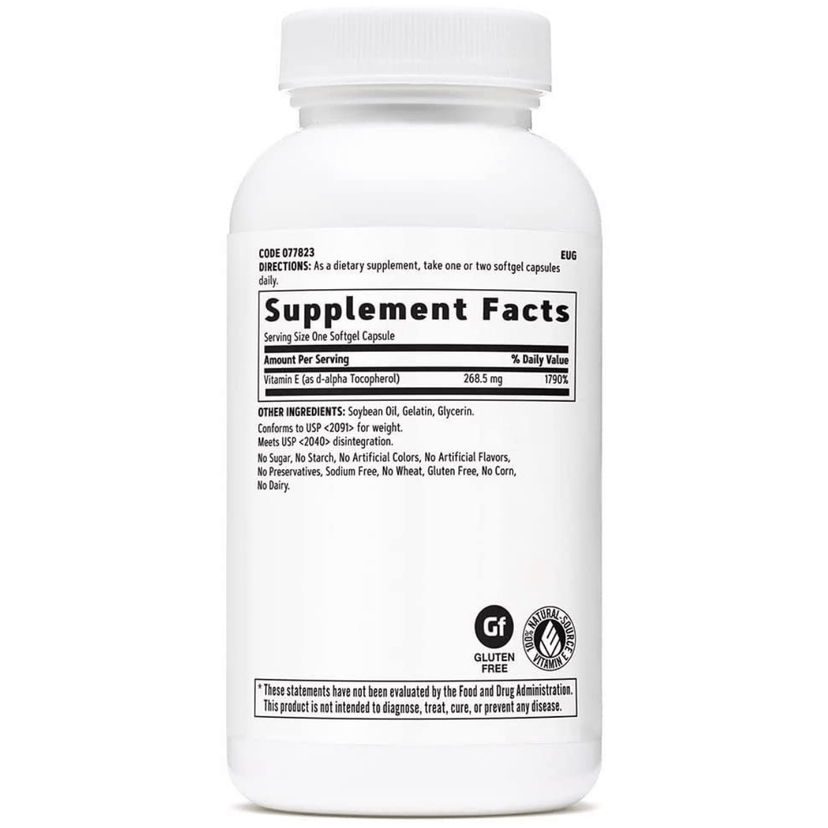 GNC Vitamina E 400 IU - 180 Cápsulas Blandas - Haz Tu Pedido