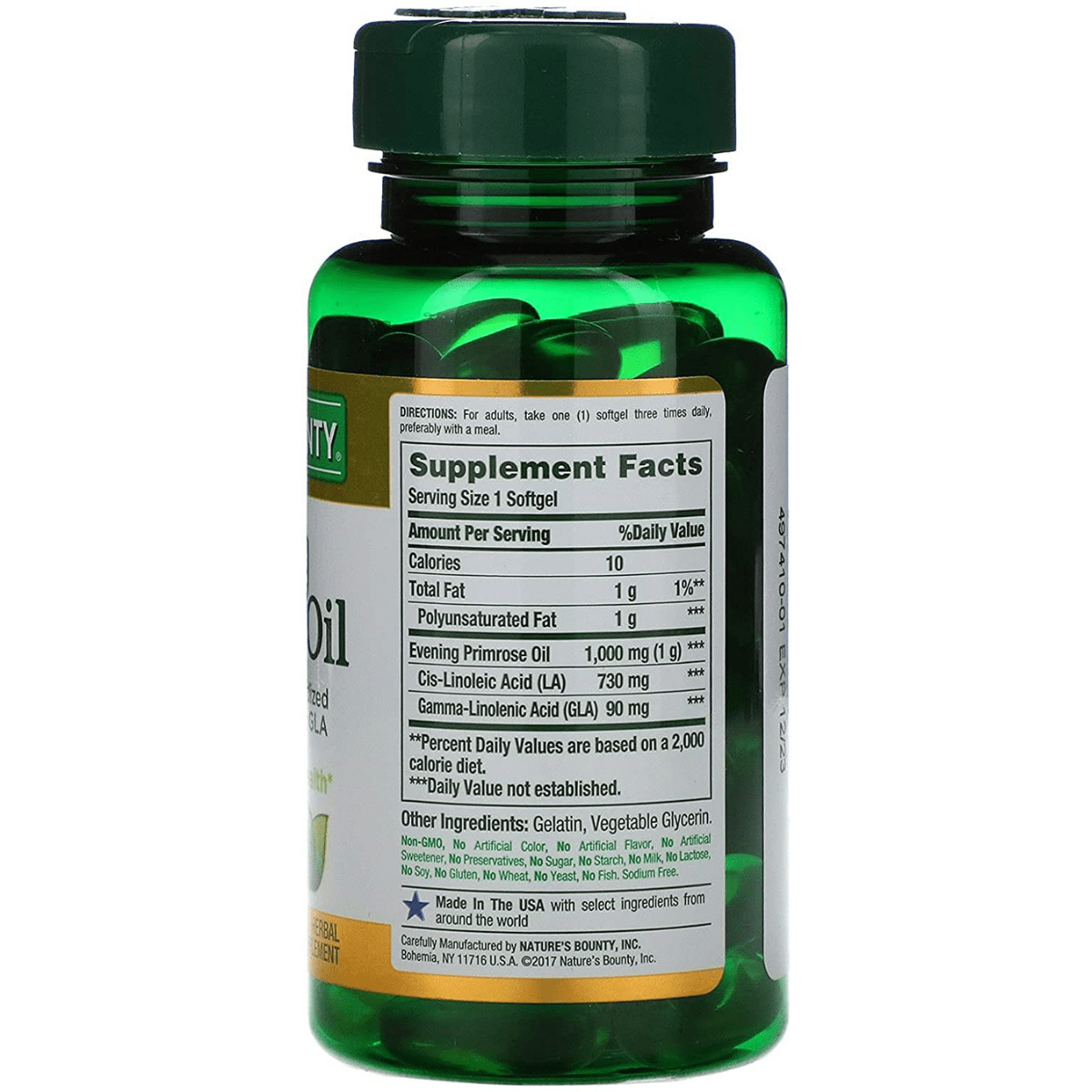 Nature’s Bounty Aceite De Onagra - 60 Cápsulas Blandas - Haz Tu Pedido
