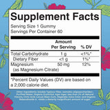 MaryRuth Organics - Citrato de Magnesio Sabor Hibiscus (50 mg - 60 Gomitas)