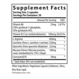 Fairhaven Health - MotilityBoost (850 mg L-Arginina - 60 Cápsulas)