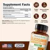 Vimerson Health - Glucosamina 1500 mg, Complejo de Condroitina 1200 mg y MSM 2000 mg (150 Cápsulas)