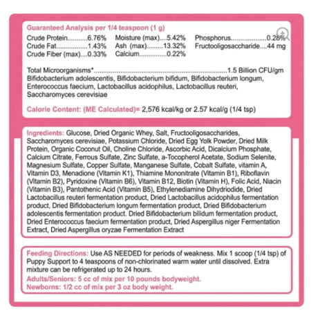 Dogzymes Probióticos para Cachorros Debiles - 85 g Polvo