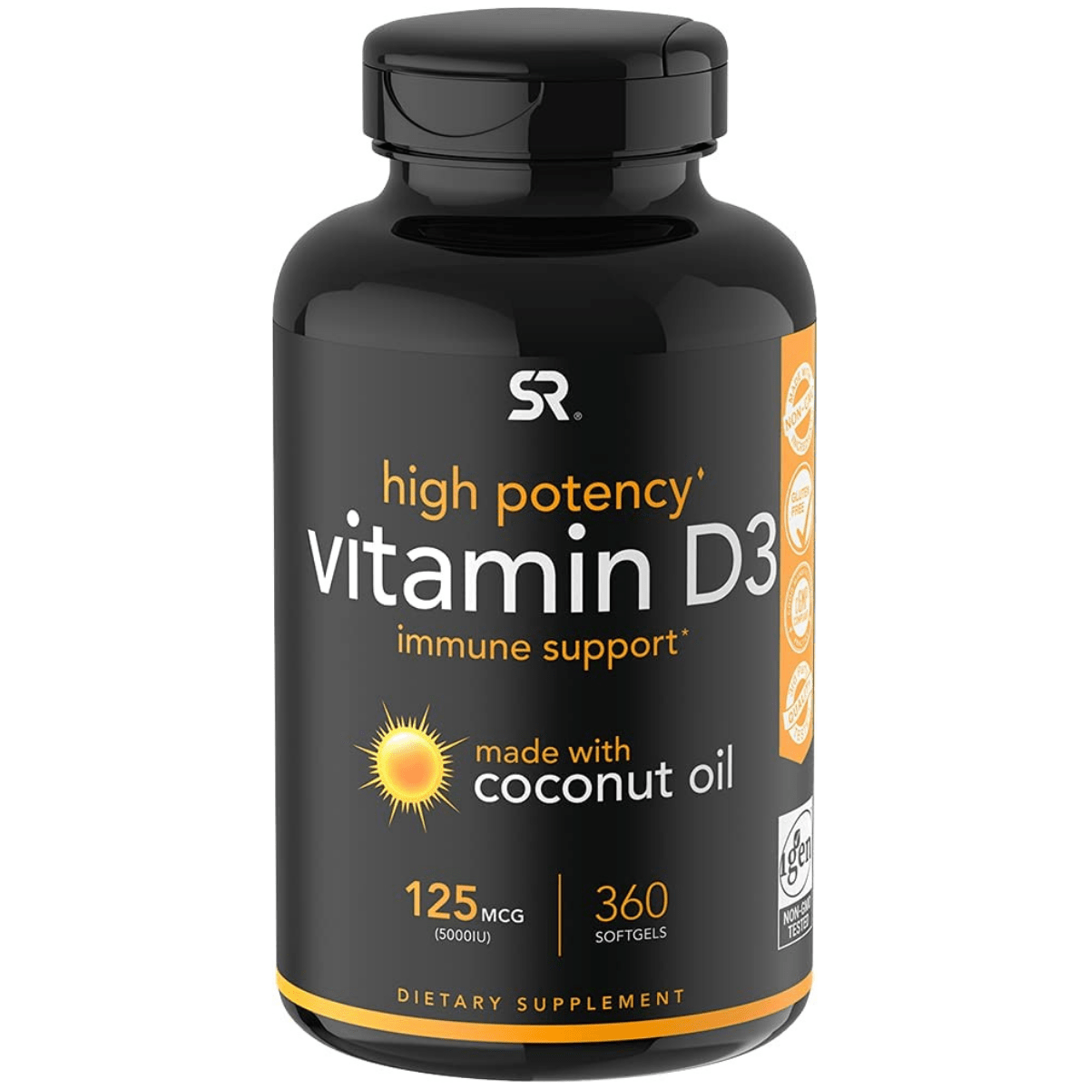 Sports Research Vitamina D3 Con Aceite De Coco - Haz Tu Pedido