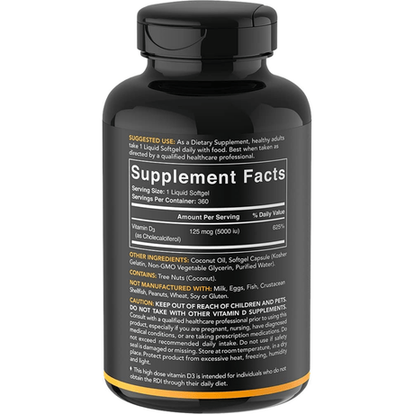 Sports Research Vitamina D3 Con Aceite De Coco - Haz Tu Pedido