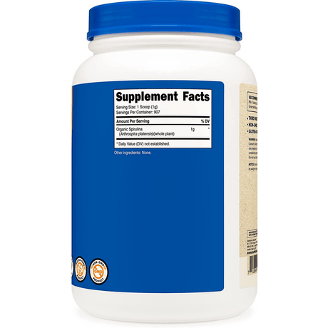 Nutricost Organic Spirulina - 907 g - Haz Tu Pedido